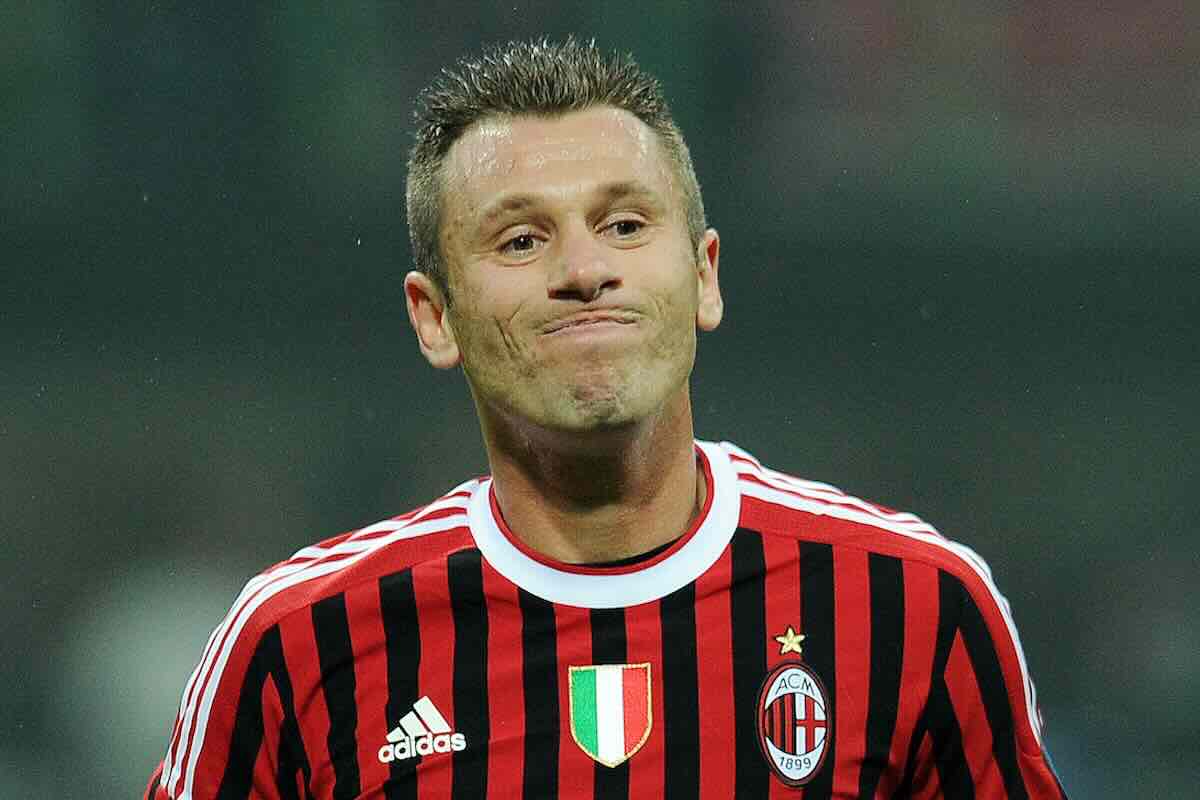 Antonio Cassano in primo piano