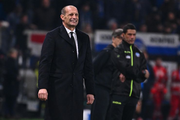 Massimiliano Allegri durante Atalanta-Milan