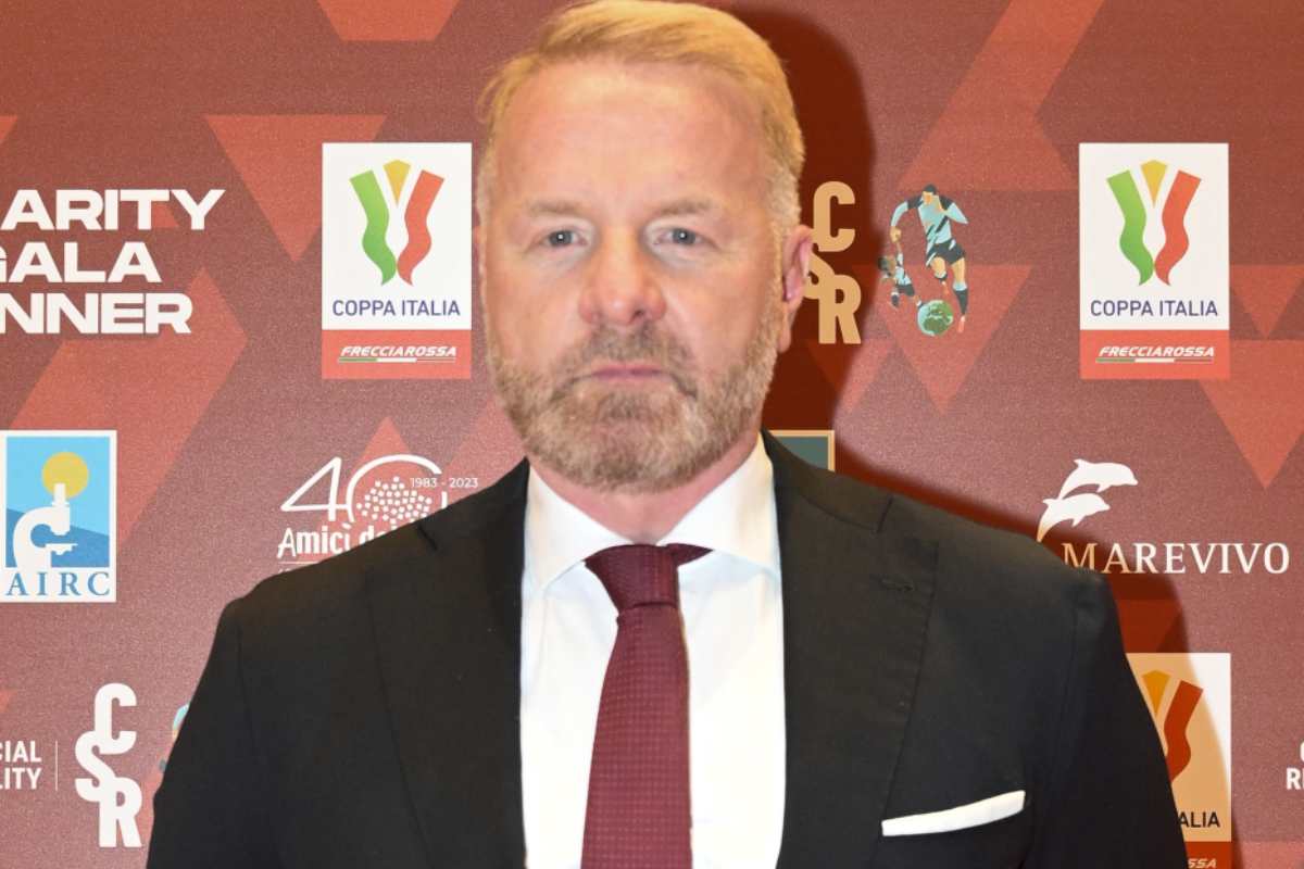 Igli Tare direttore sportivo del Milan a un evento Serie A