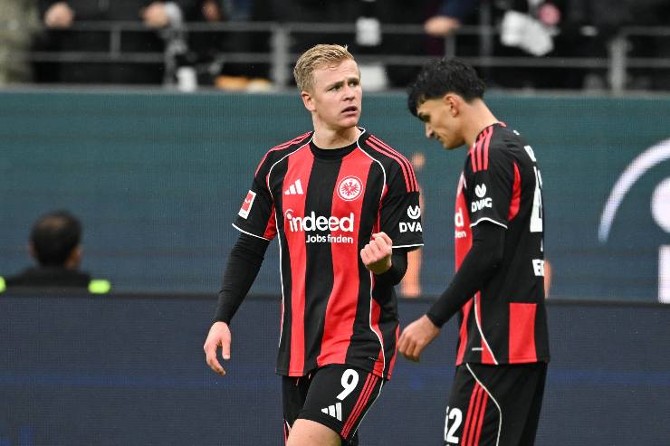Jonathan Burkardt attaccante dell'Eintracht Francoforte
