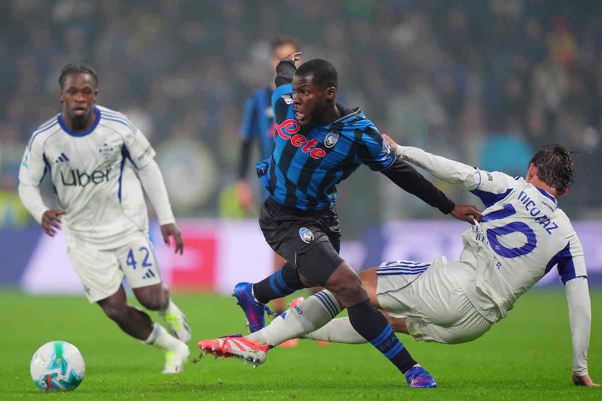 Musah con la maglia dell'Atalanta