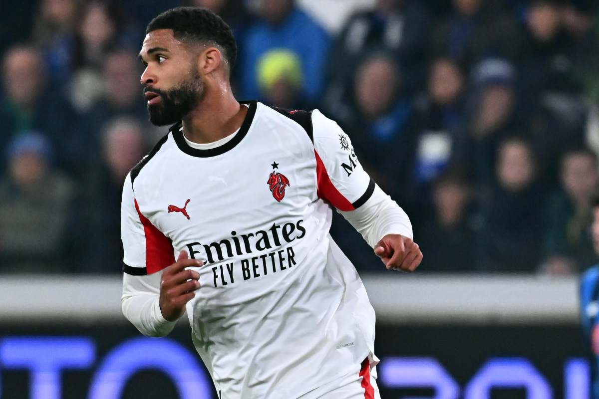 Ruben Loftus-Cheek centrocampista del Milan durante la partita contro l'Atalanta
