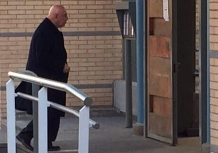 Adriano Galliani dirigente del Milan sotto casa di Mattia Destro della Roma