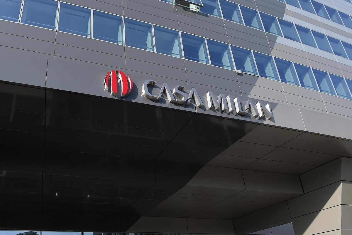 Casa Milan sede del club rossonero in via Aldo Rossi a Milano