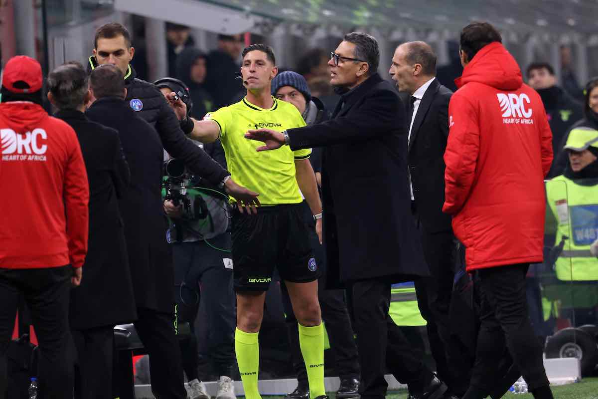 Arbitro Collu a San Siro
