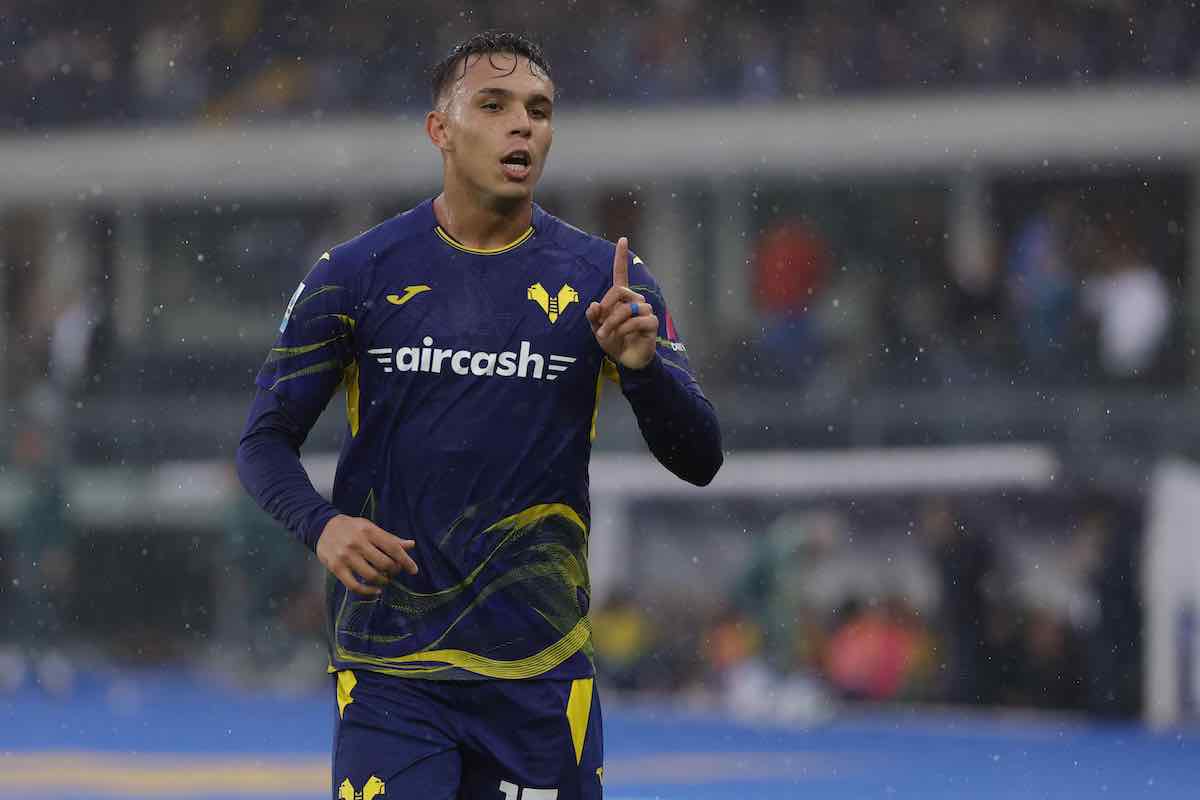 Giovane esulta dopo gol all'Inter