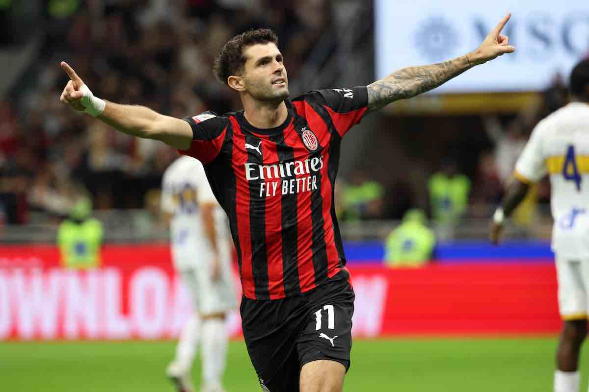 Pulisic esulta dopo il gol