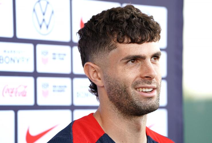 Christian Pulisic calciatore del Milan durante la sosta nazionale con gli Stati Uniti