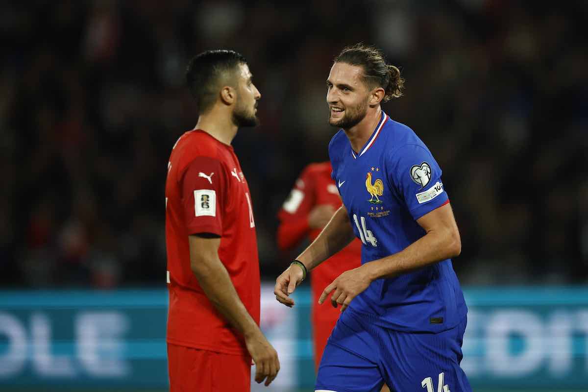 Rabiot con la maglia della Francia 