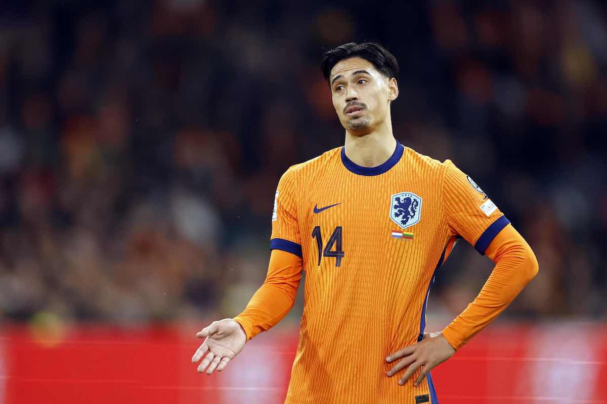 Reijnders con la maglia dell'Olanda