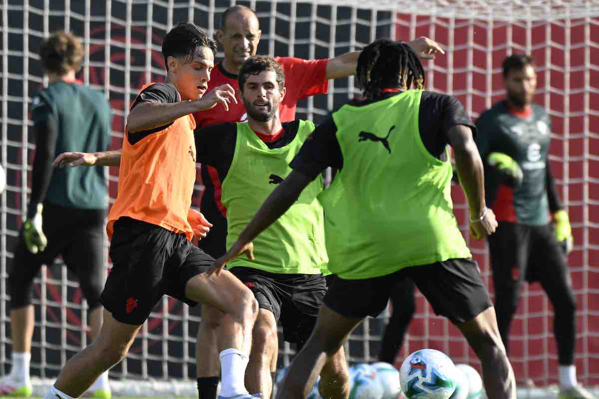 Ricci in allenamento