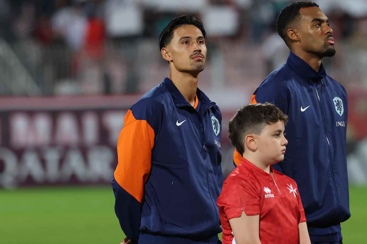 Reijnders con la maglia dell'Olanda