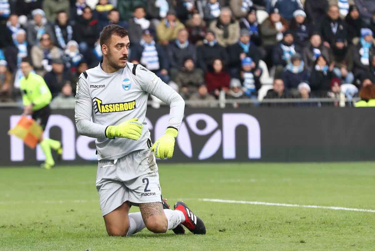 Emiliano Viviano a terra