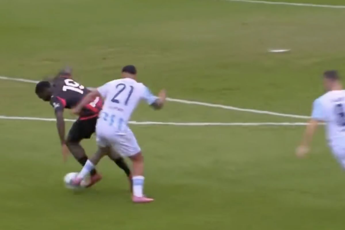 L'errore di Fofana contro la Virtus Entella