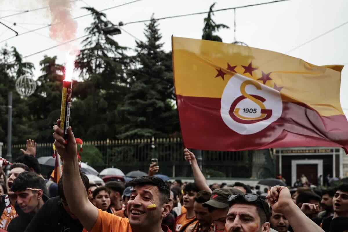 La bandiera del Galatasaray
