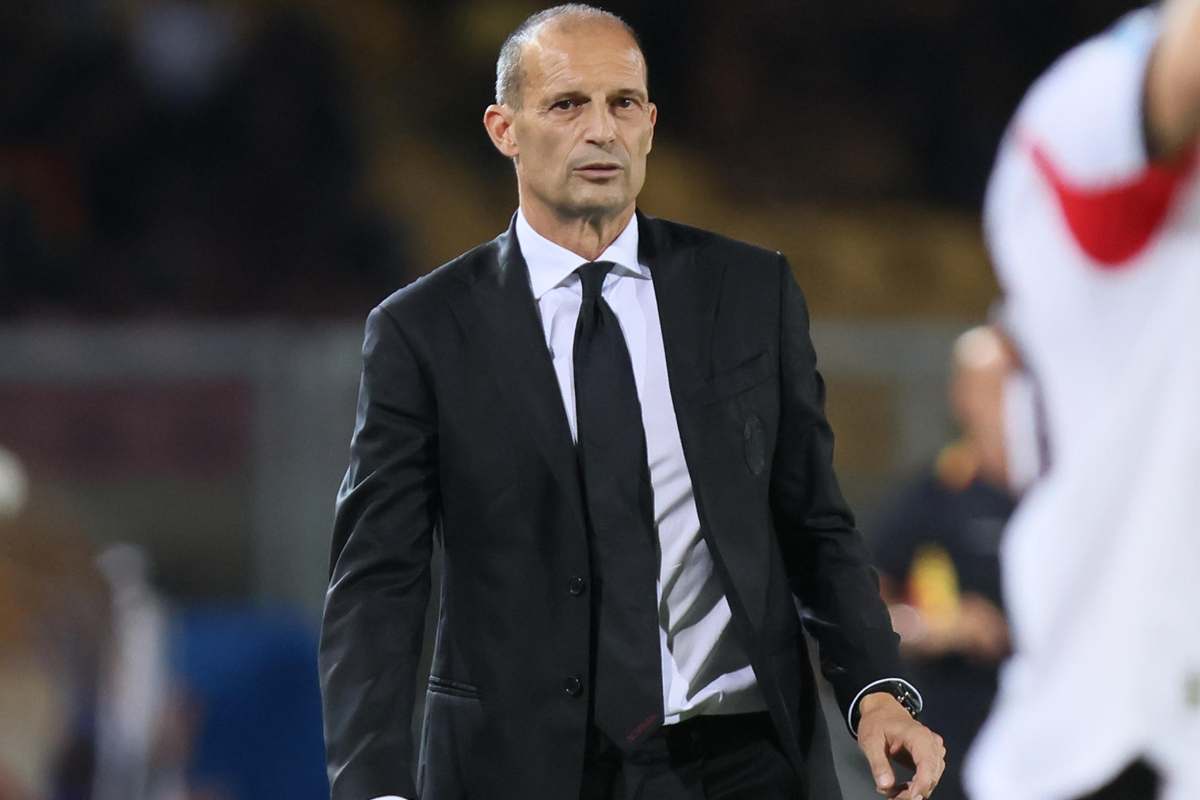 Massimiliano Allegri allenatore del Milan durante una partita