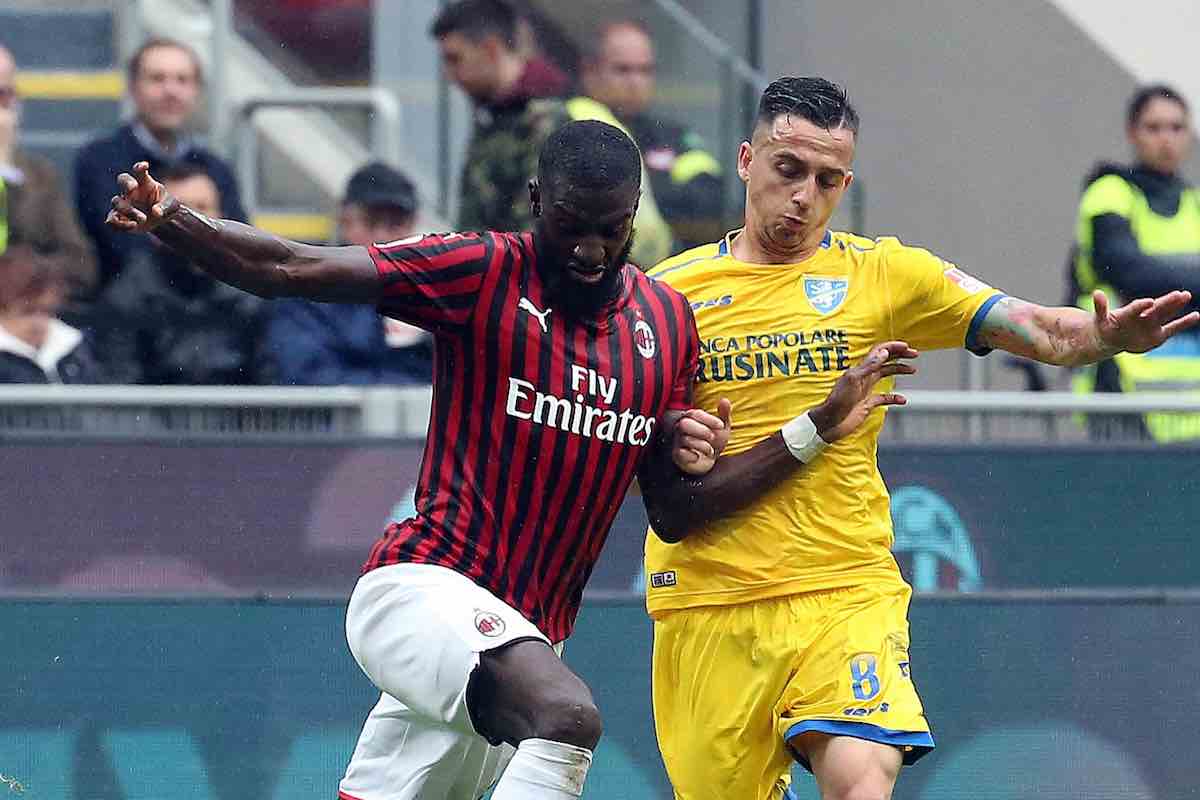 Bakayoko con la maglia del Milan