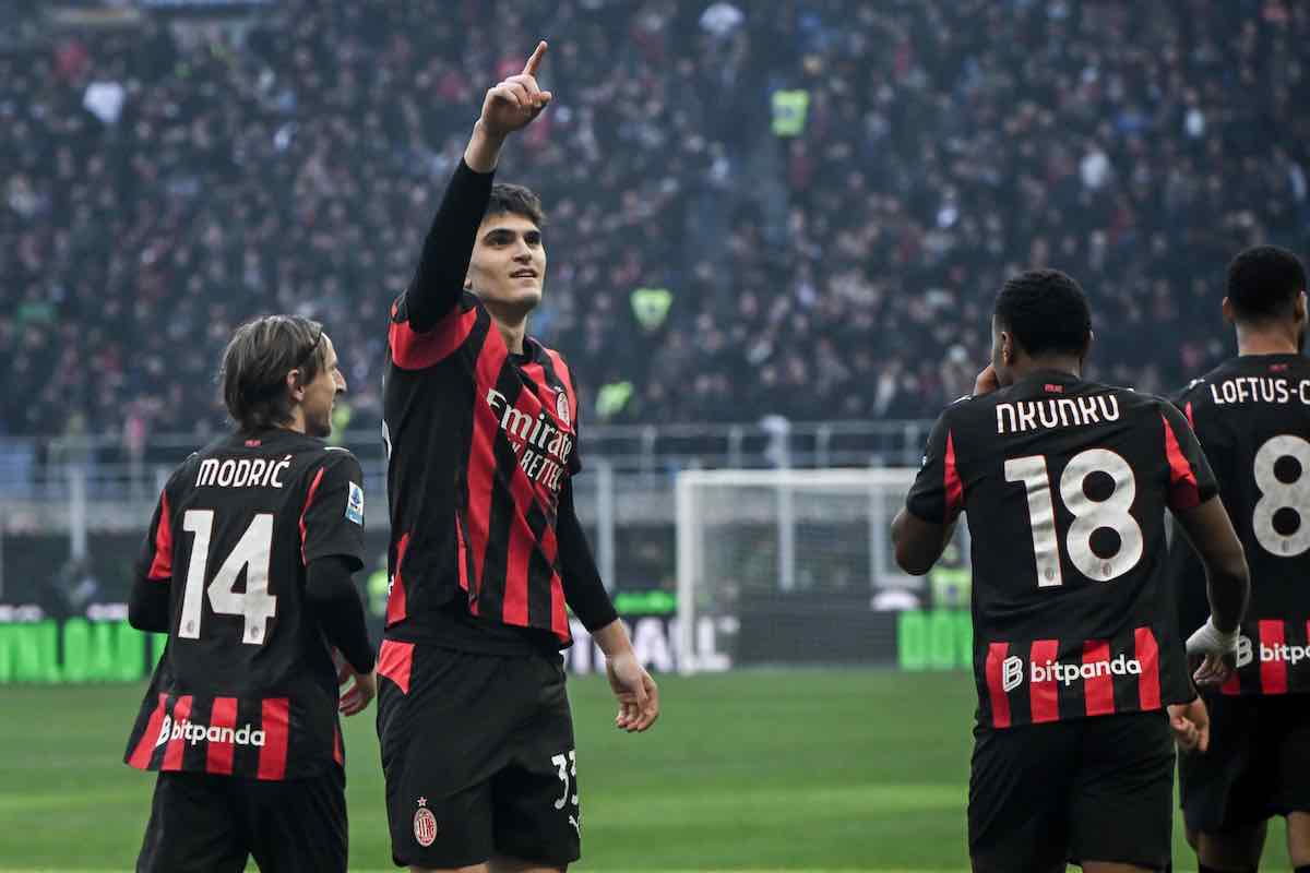 L'esultanza di Bartesaghi dopo il gol