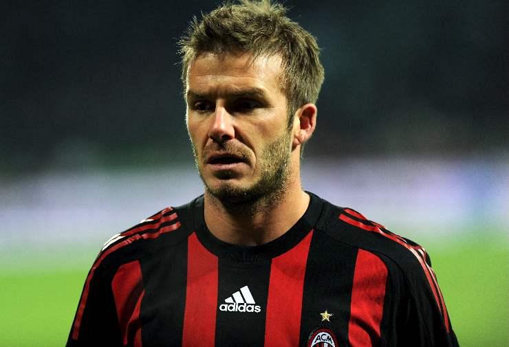 David Beckham calciatore del Milan