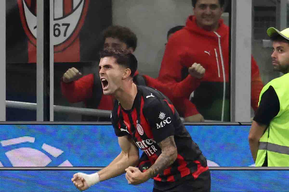 Pulisic esulta per il gol