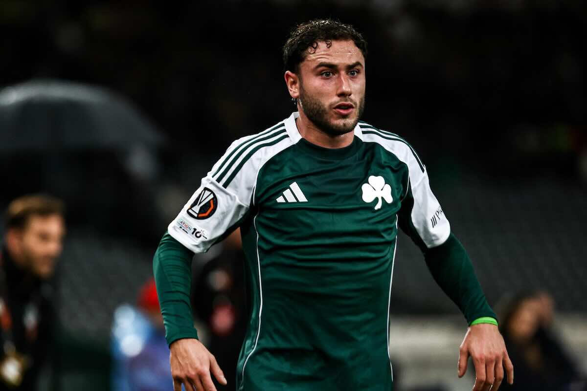 Calabria con la maglia del Panathinaikos