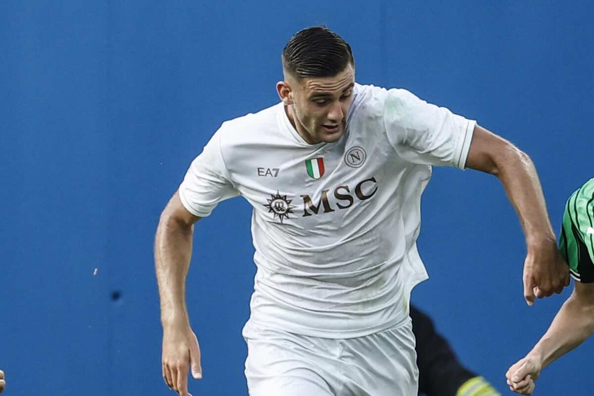 Lorenzo Lucca in azione