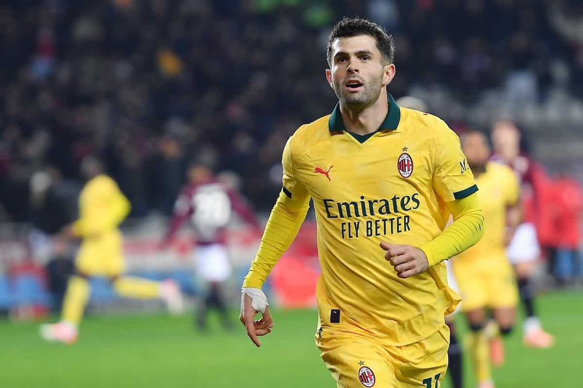 Pulisic durante una partita