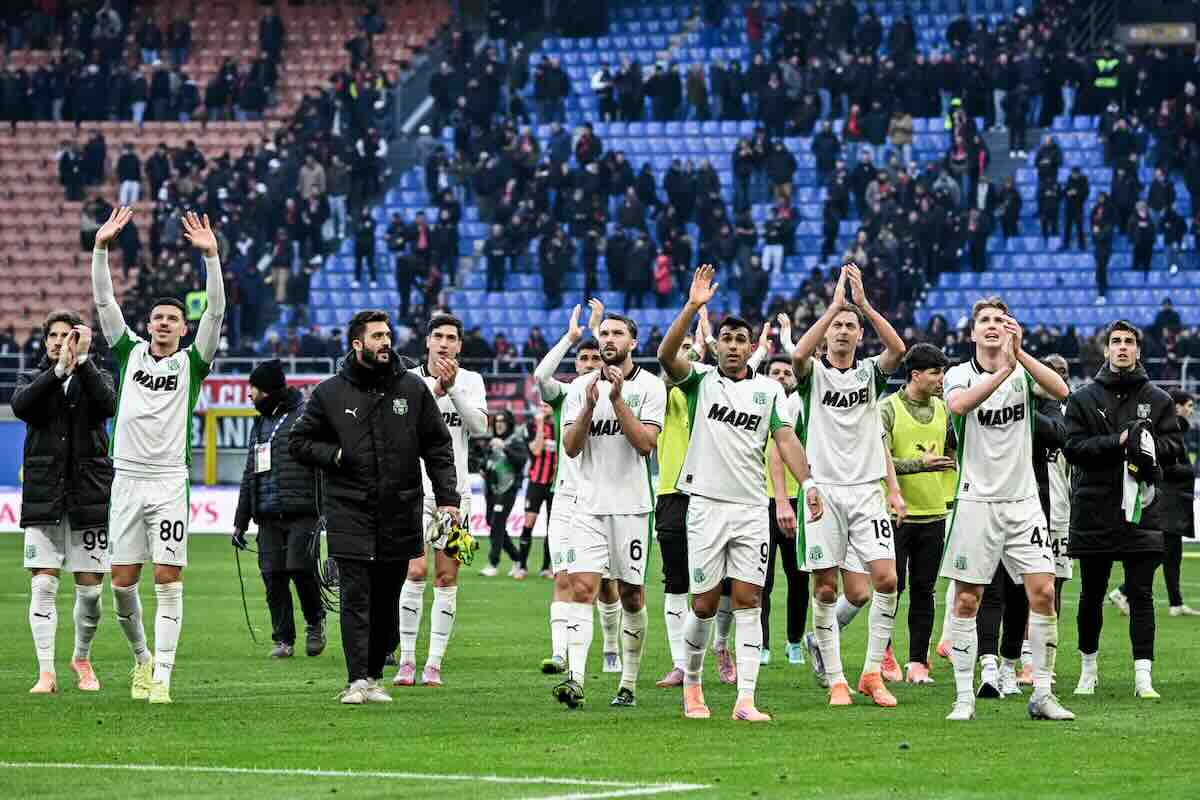 Il Sassuolo saluta i tifosi