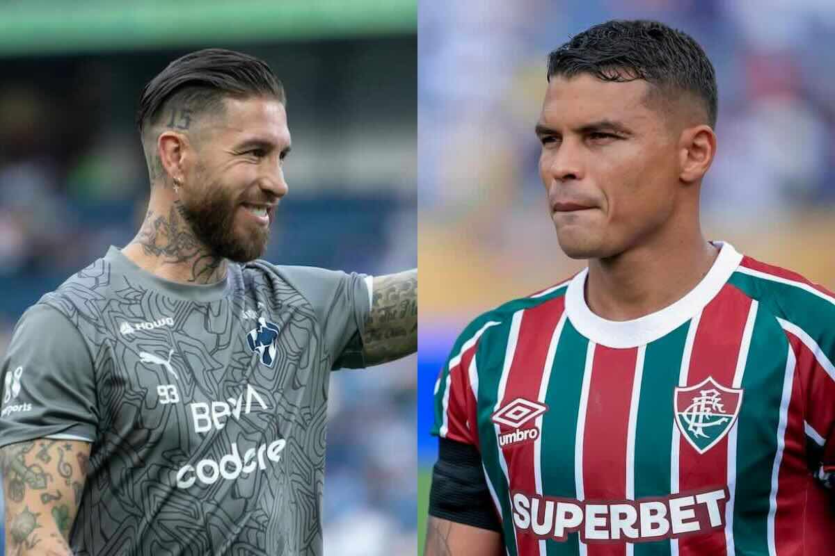 Sergio Ramos e Thiago Silva