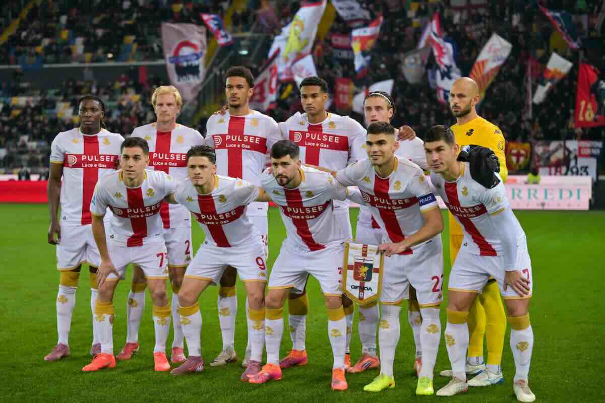 Genoa in posa per la foto