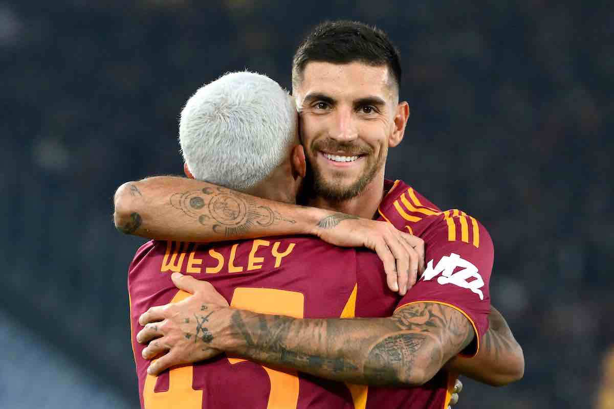 Pellegrini esulta con Wesley