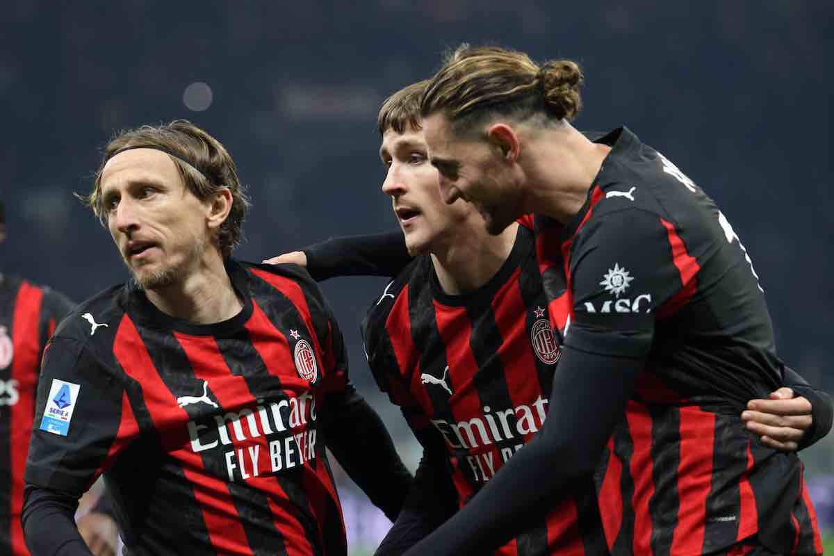 Modric con Rabiot e Saelemaekers