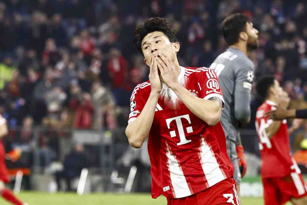 Kim con la maglia del Bayern Monaco