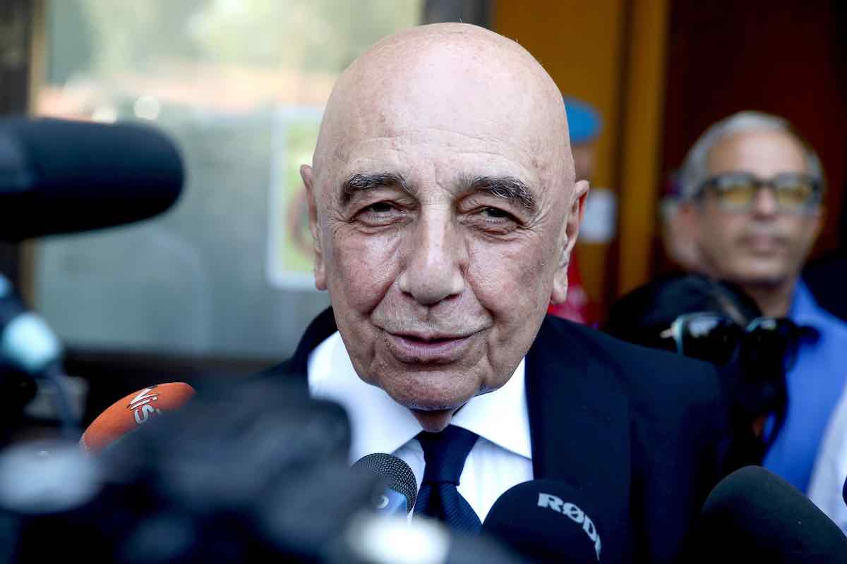 Galliani sorridente