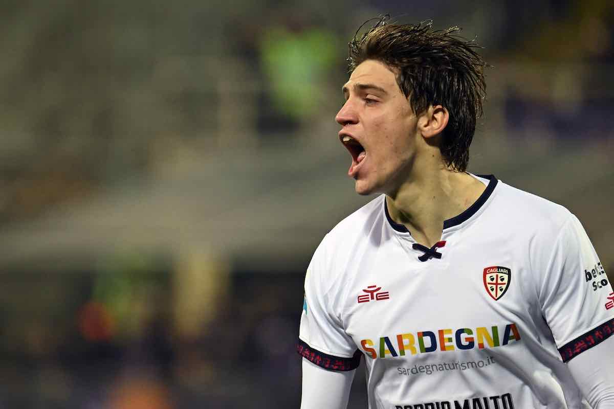 Marco Palestra esulta dopo il gol
