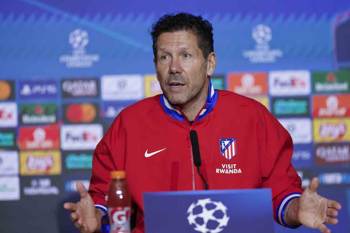 Simeone in conferenza stampa